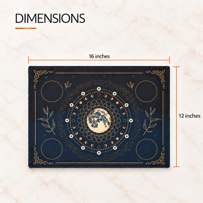 Sacred Altar Mat – Crystal, Candle and Ritual Setup Cloth