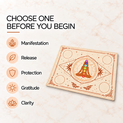 Sacred Altar Mat – Crystal, Candle and Ritual Setup Cloth