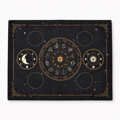 Sacred Altar Mat – Crystal, Candle and Ritual Setup Cloth