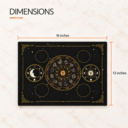 Sacred Altar Mat – Crystal, Candle and Ritual Setup Cloth