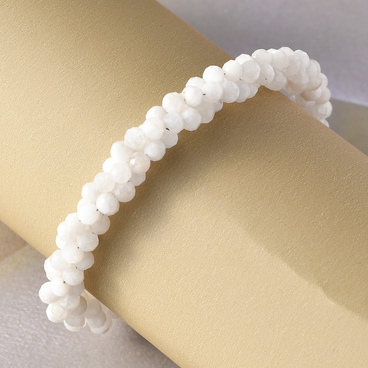 Rainbow Moonstone Twisted Bracelet – Unlock Inner Wisdom & Insight