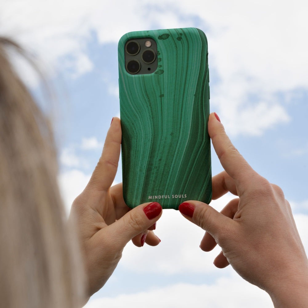 Green Malachite Flow Phone Case