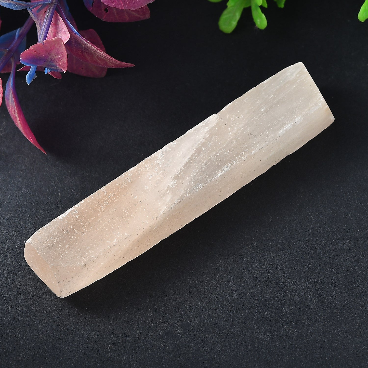 Peach Selenite Stick – A Crystal for Inner Calm & Clarity