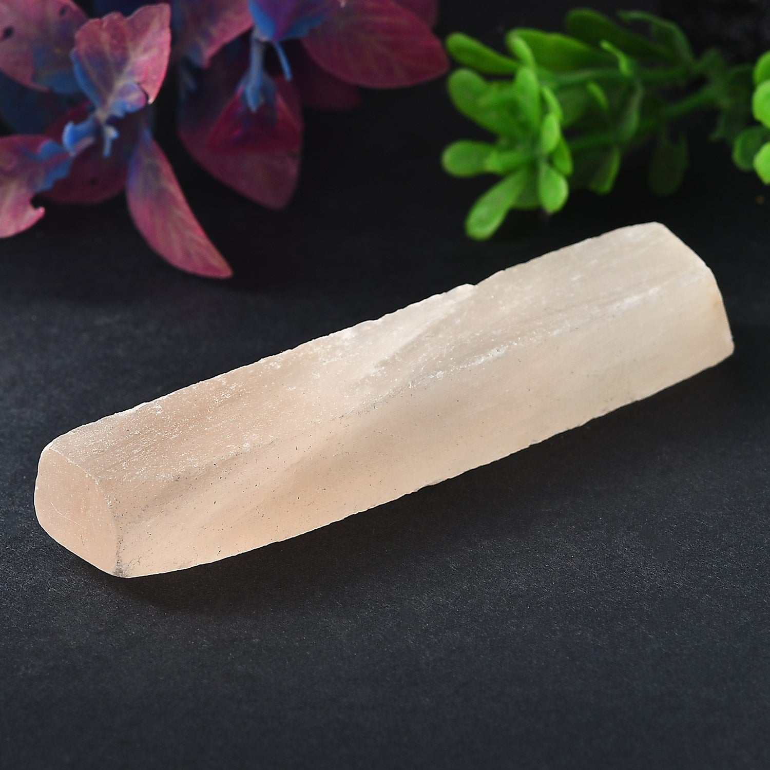 Peach Selenite Stick – A Crystal for Inner Calm & Clarity