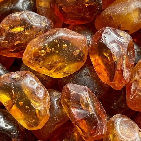 Amber crystal