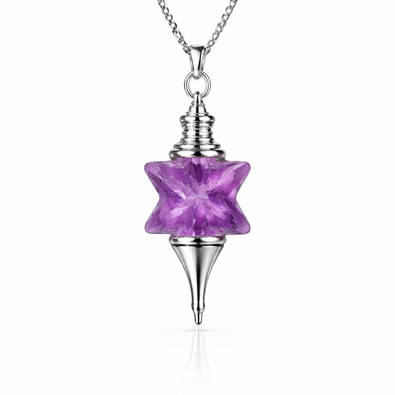 Natural Crystal Stone Divination Pendant — Unlock Your Inner Wisdom