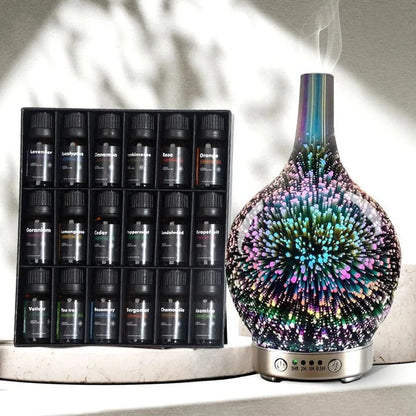 The Complete Aromatherapy Set: Diffuser, Oils & Free Guide