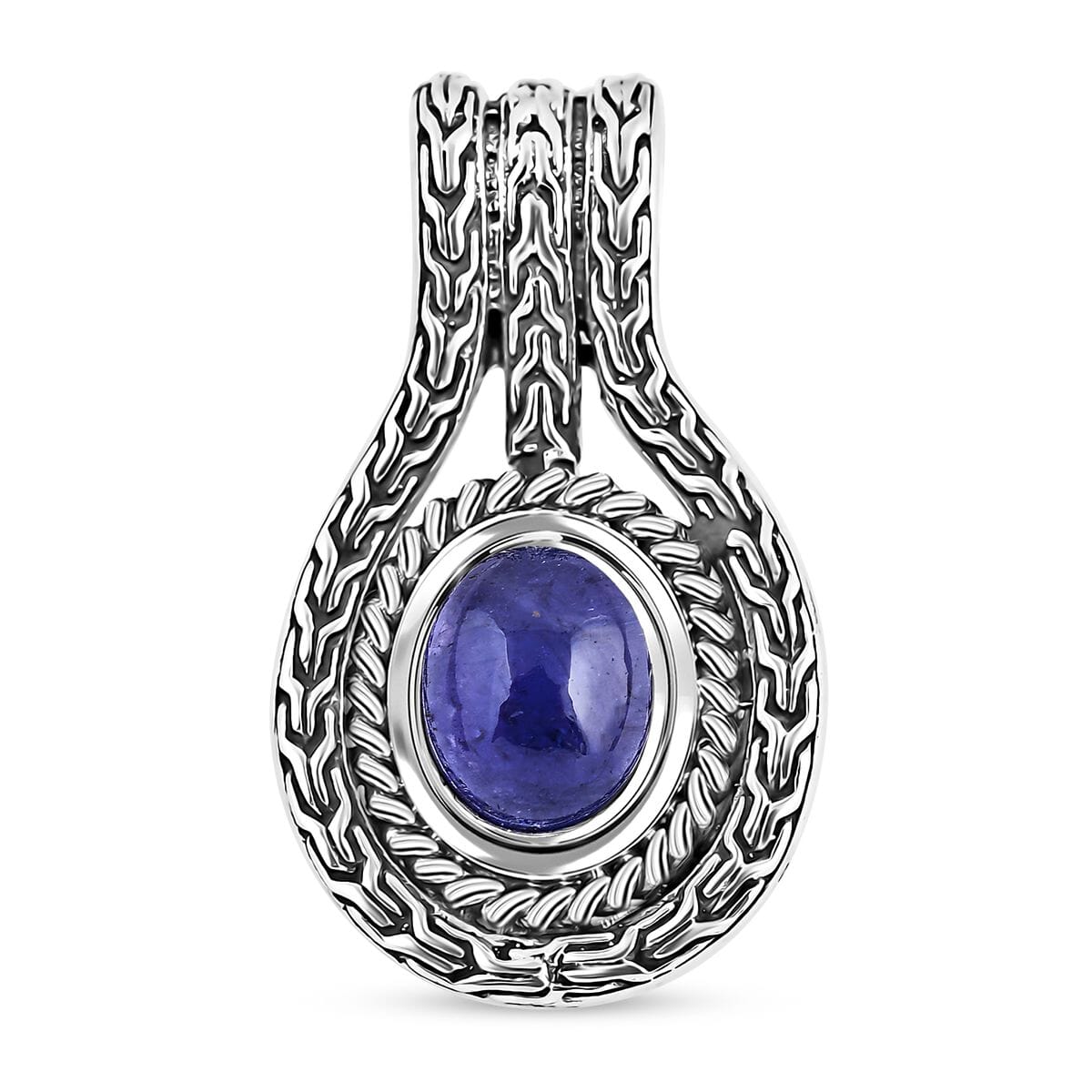 Balinese Tanzanite Pendant – Spiritual Awareness & Deep Insight