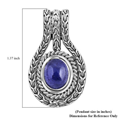 Balinese Tanzanite Pendant – Spiritual Awareness & Deep Insight