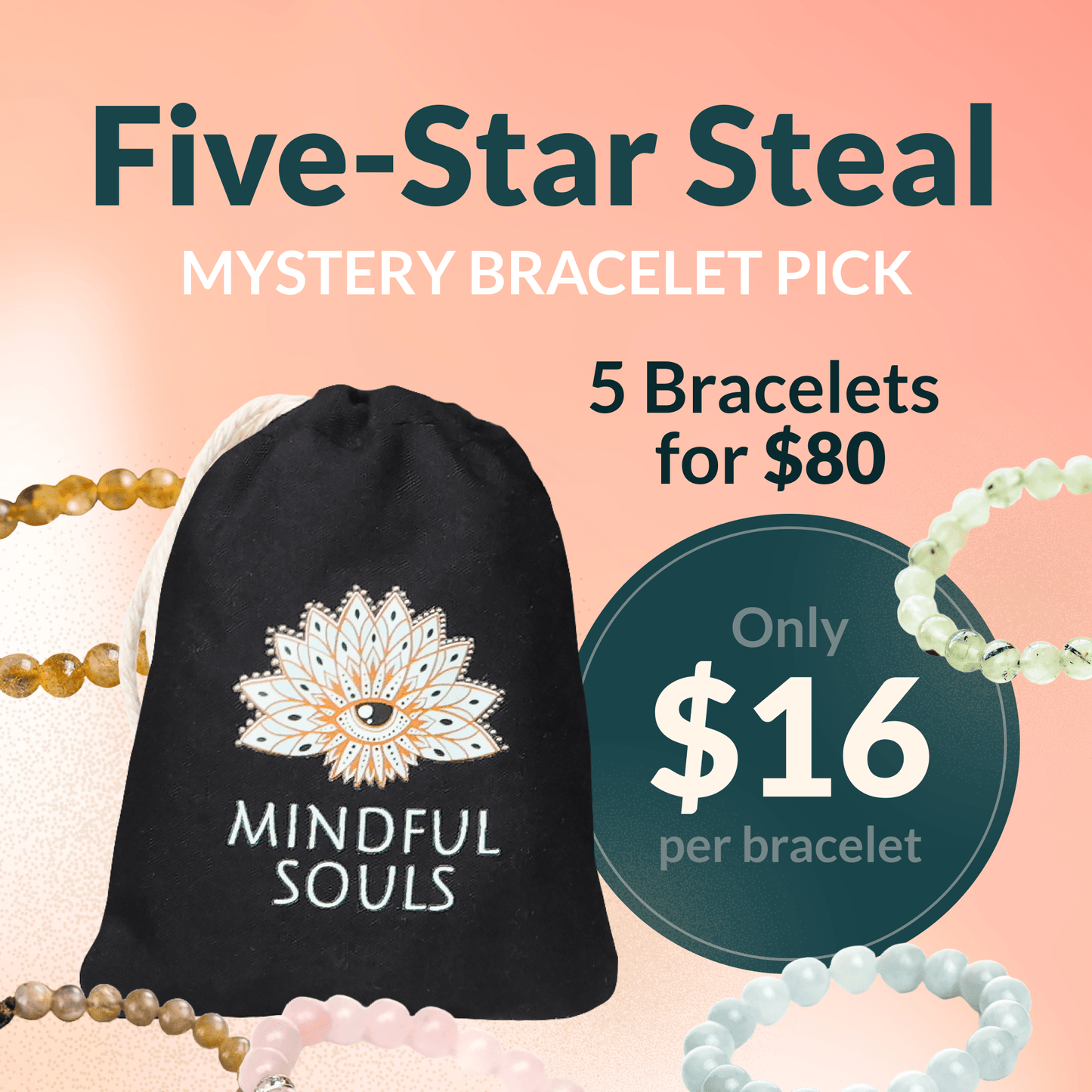 Mystery Bracelet Pick – Five-Star Steal (5 Bracelets)