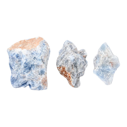 Tucson Findings - Raw Blue Natural Calcite Stones