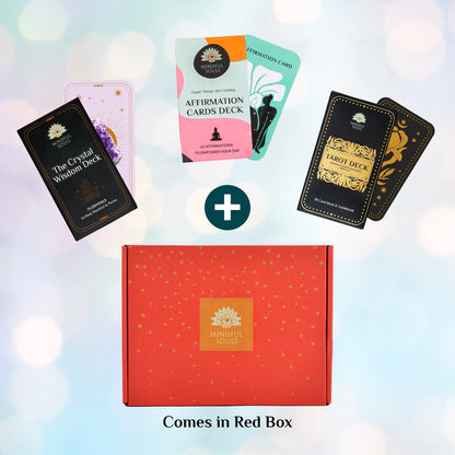Mindful Cards Bundle: Tarot, Crystals & Affirmation Card Decks