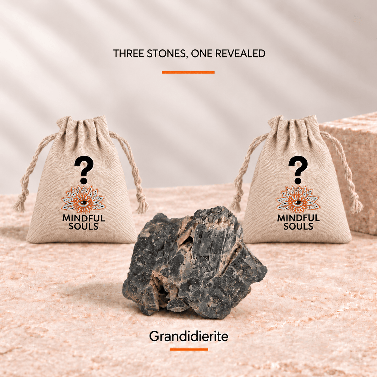 Grandidierite Crystal Mystery Bag + FREE Crystal Wisdom Deck
