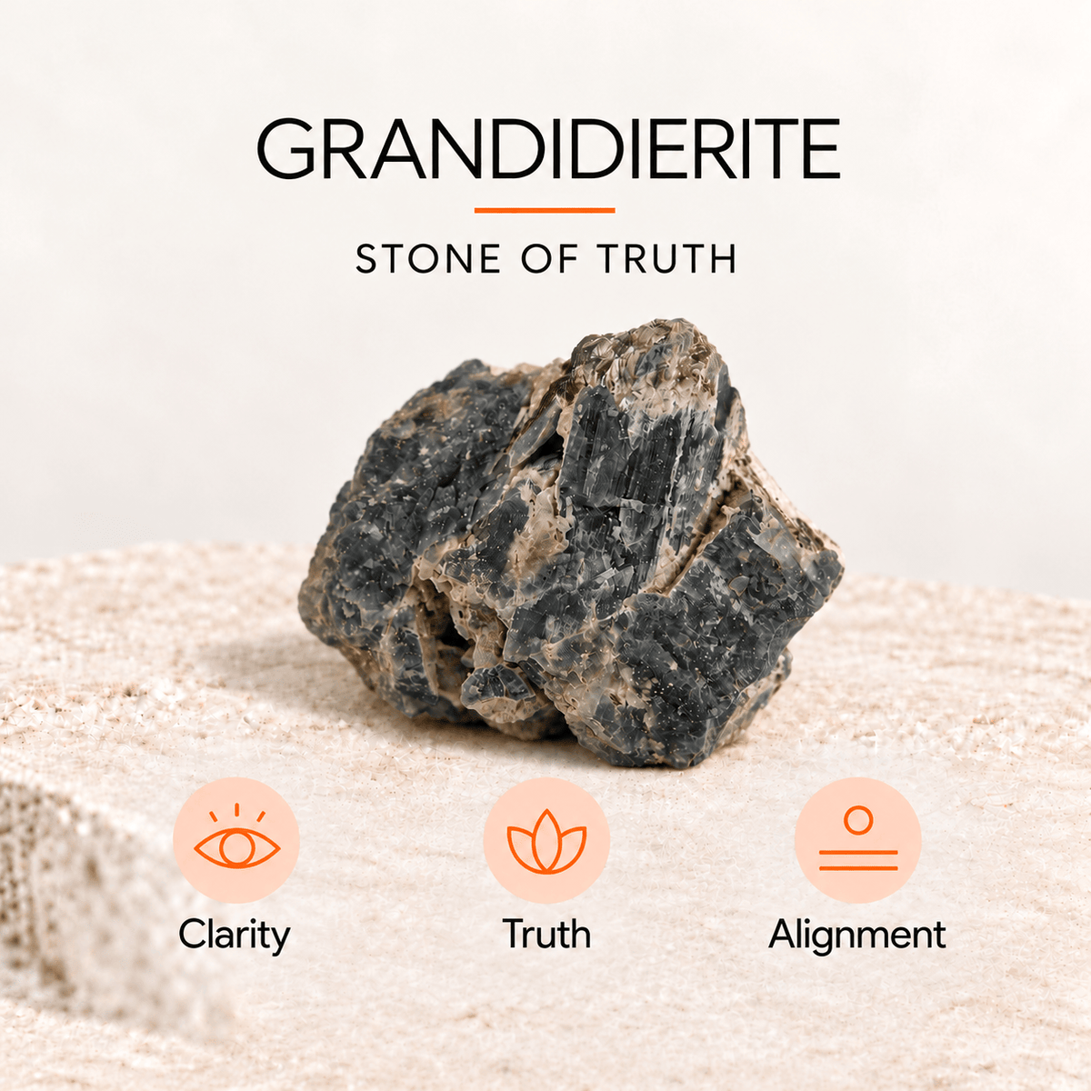 Grandidierite Crystal Mystery Bag + FREE Crystal Wisdom Deck