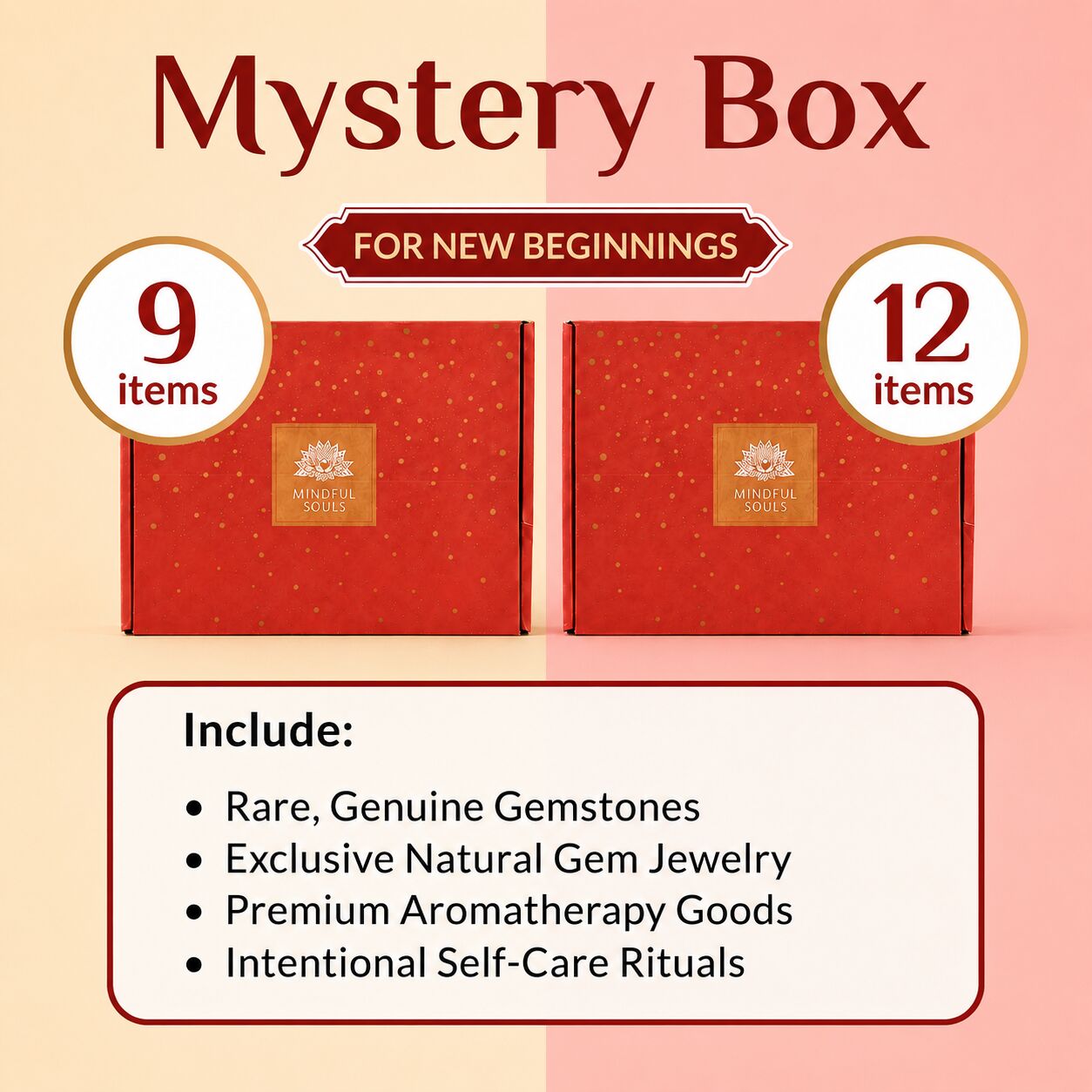Fresh Start Limited Mystery Box - 9 or 12 Mystery Crystal & Ritual Essentials