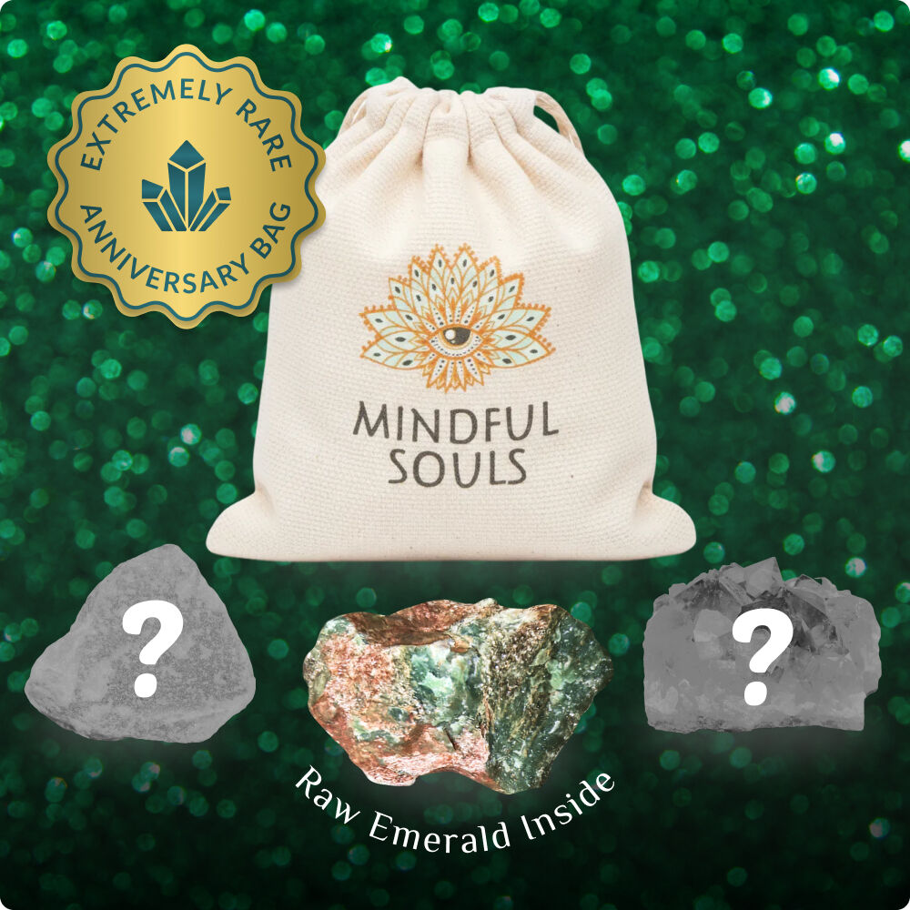 3x Crystal Mystery Bag: Pure Emerald Edition