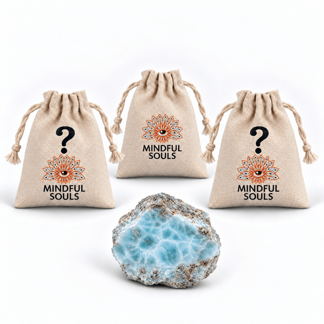 Crystal Mystery Bag: Rare Larimar Edition