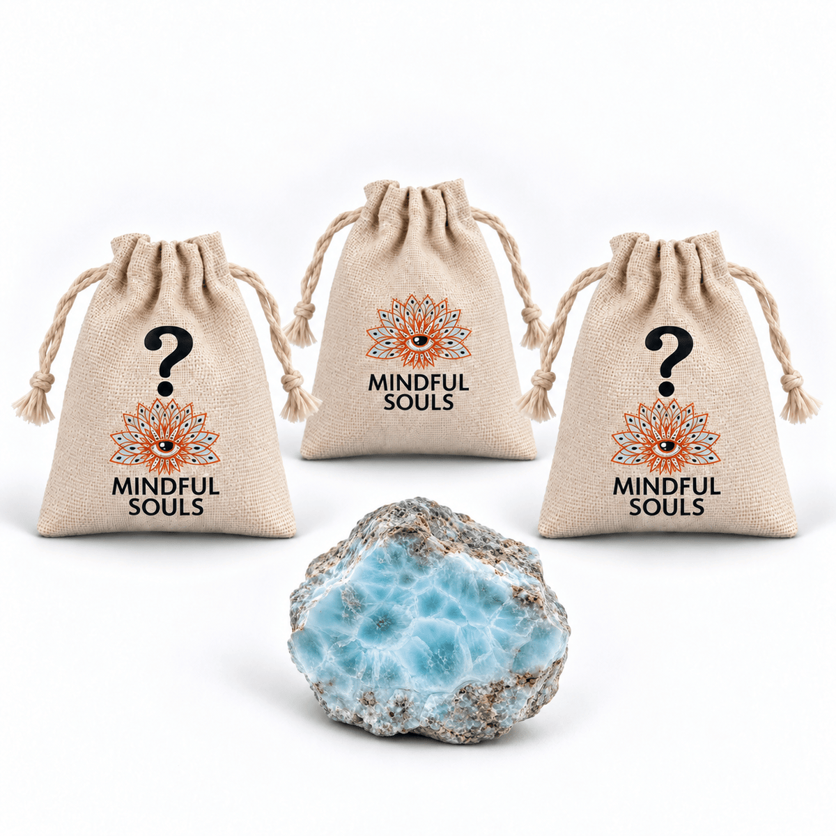 Crystal Mystery Bag: Rare Larimar Edition