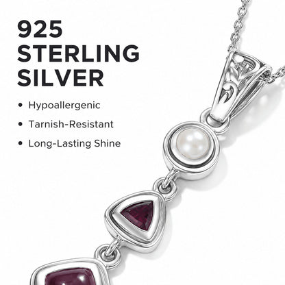 Silver Ruby Set