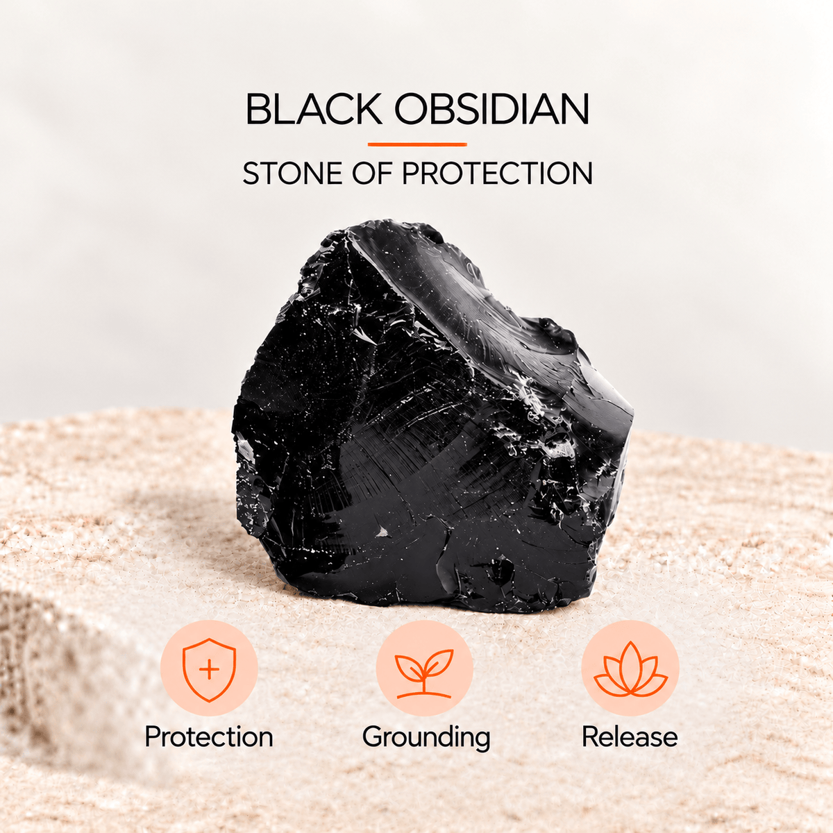 Crystal Mystery Bag – Black Obsidian Empath Shield Edition