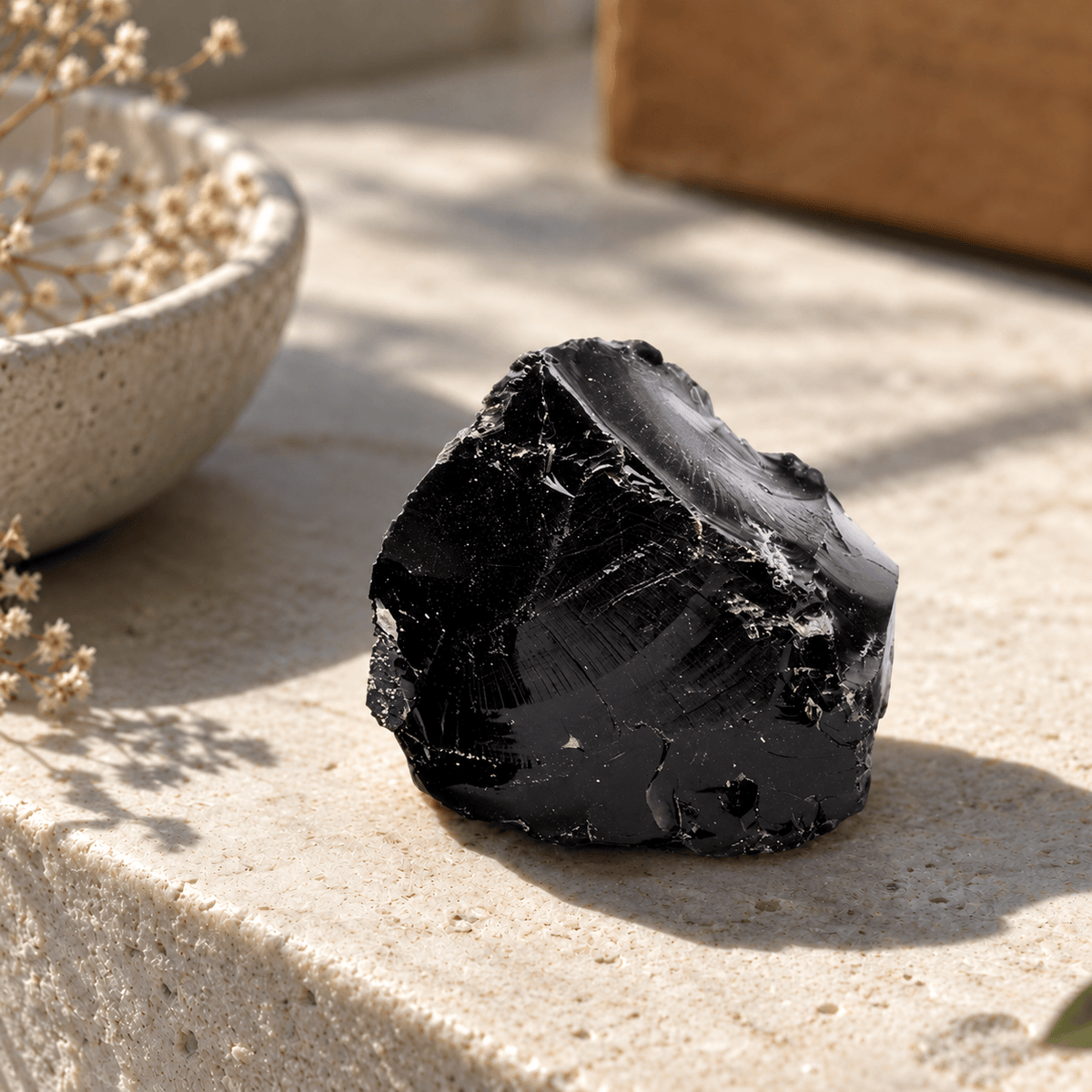 Crystal Mystery Bag – Black Obsidian Empath Shield Edition