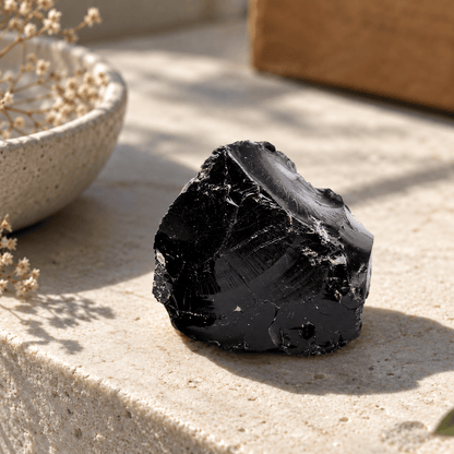 Crystal Mystery Bag – Black Obsidian Empath Shield Edition