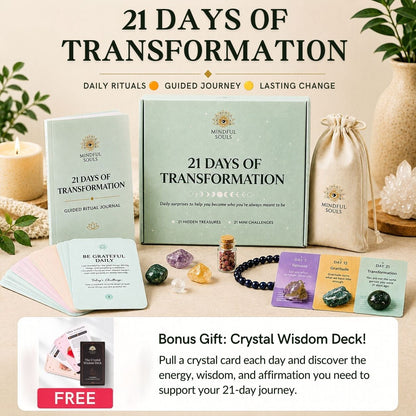 21 Days of Transformation — A Guided Ritual Experience + FREE Crystal Wisdom Deck