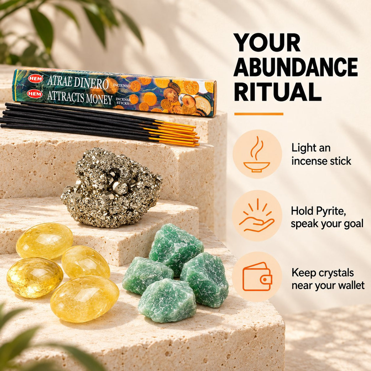Money & Abundance Crystal Kit