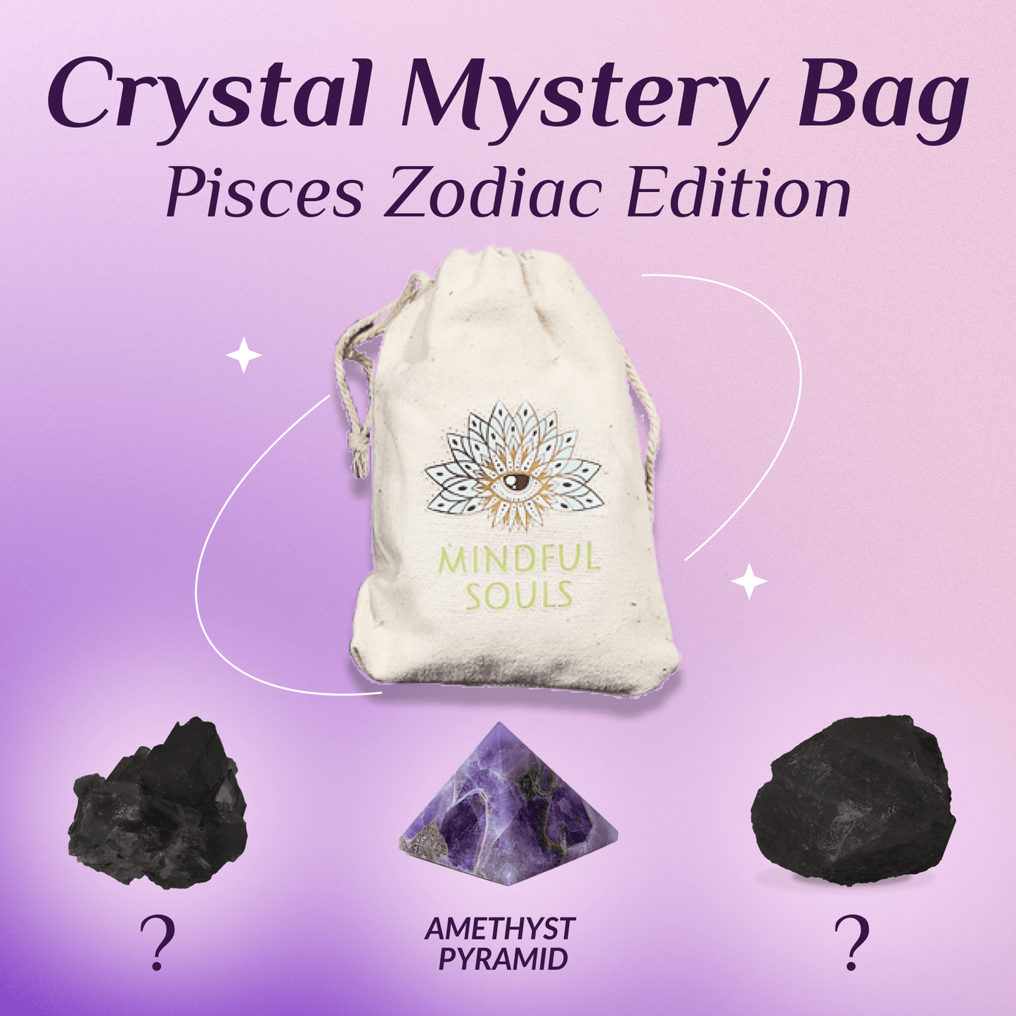 Crystal Mystery Bag – Pisces Zodiac Edition + FREE Crystal Wisdom Handbook