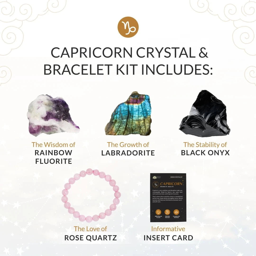 Capricorn Crystal & Bracelet Kit