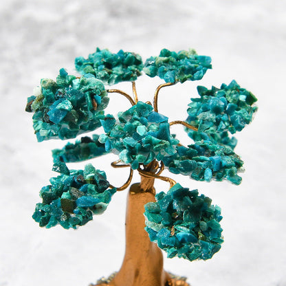 Chrysocolla Crystal Tree