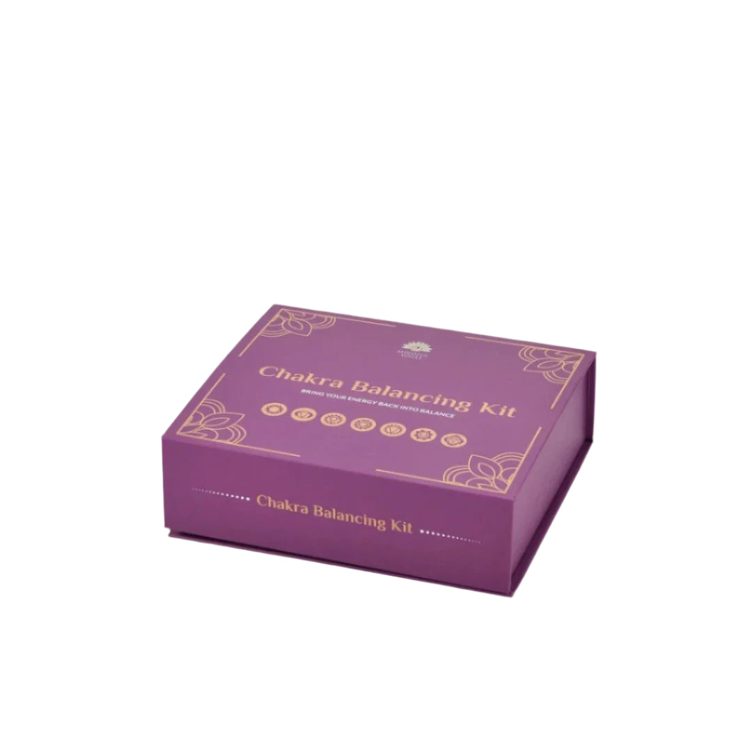 Complete Chakra Balancing Kit – 22-Piece Crystal, Oil & Energy Healing ...