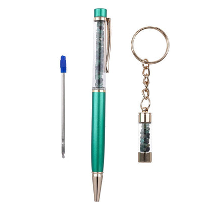 Crystal Energy Pen with Precious Stones (Ruby, Sapphire, Emerald)