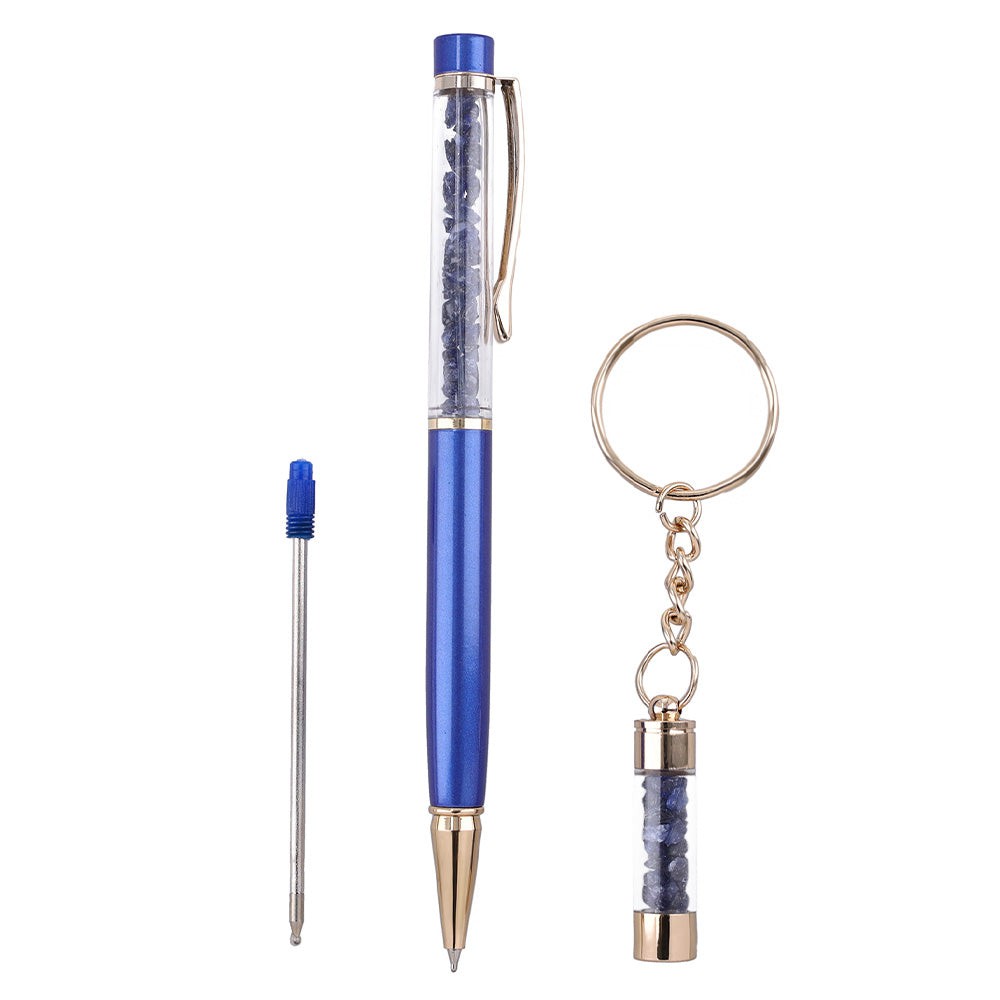 Crystal Energy Pen with Precious Stones (Ruby, Sapphire, Emerald)