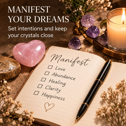 Rose Quartz Crystal Set -Love and Heart Chakra Healing