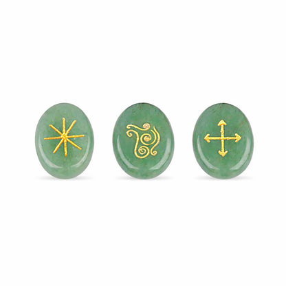 Sacred Symbol Pocket Crystal for Focus & Calm