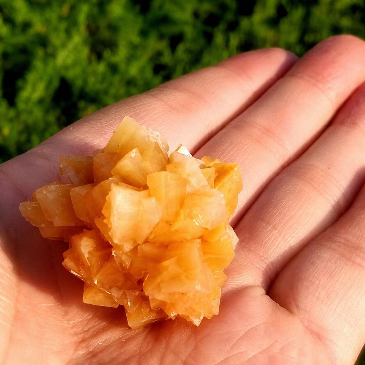 Orange Calcite Crystal