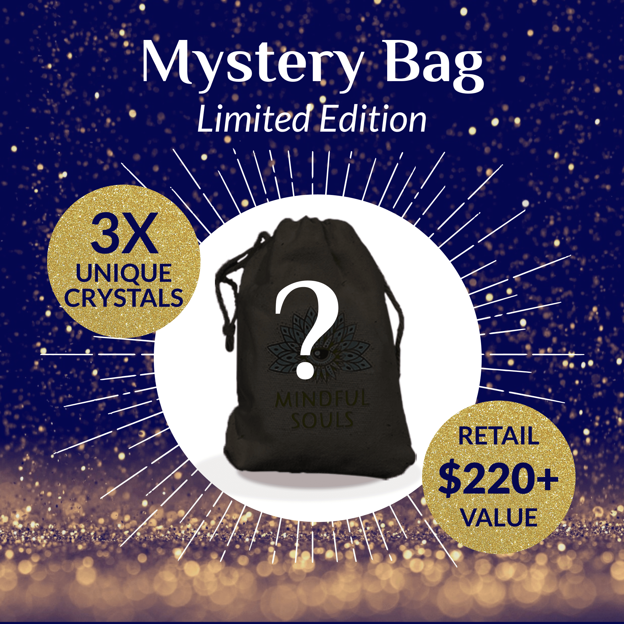 Crystal Mystery Bag - SAPPHIRE LIMITED EDITION