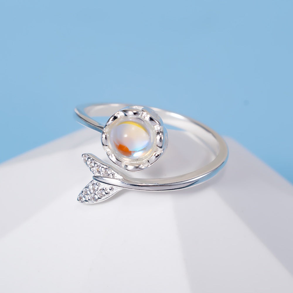 Mermaid Fairytale Moonstone Ring