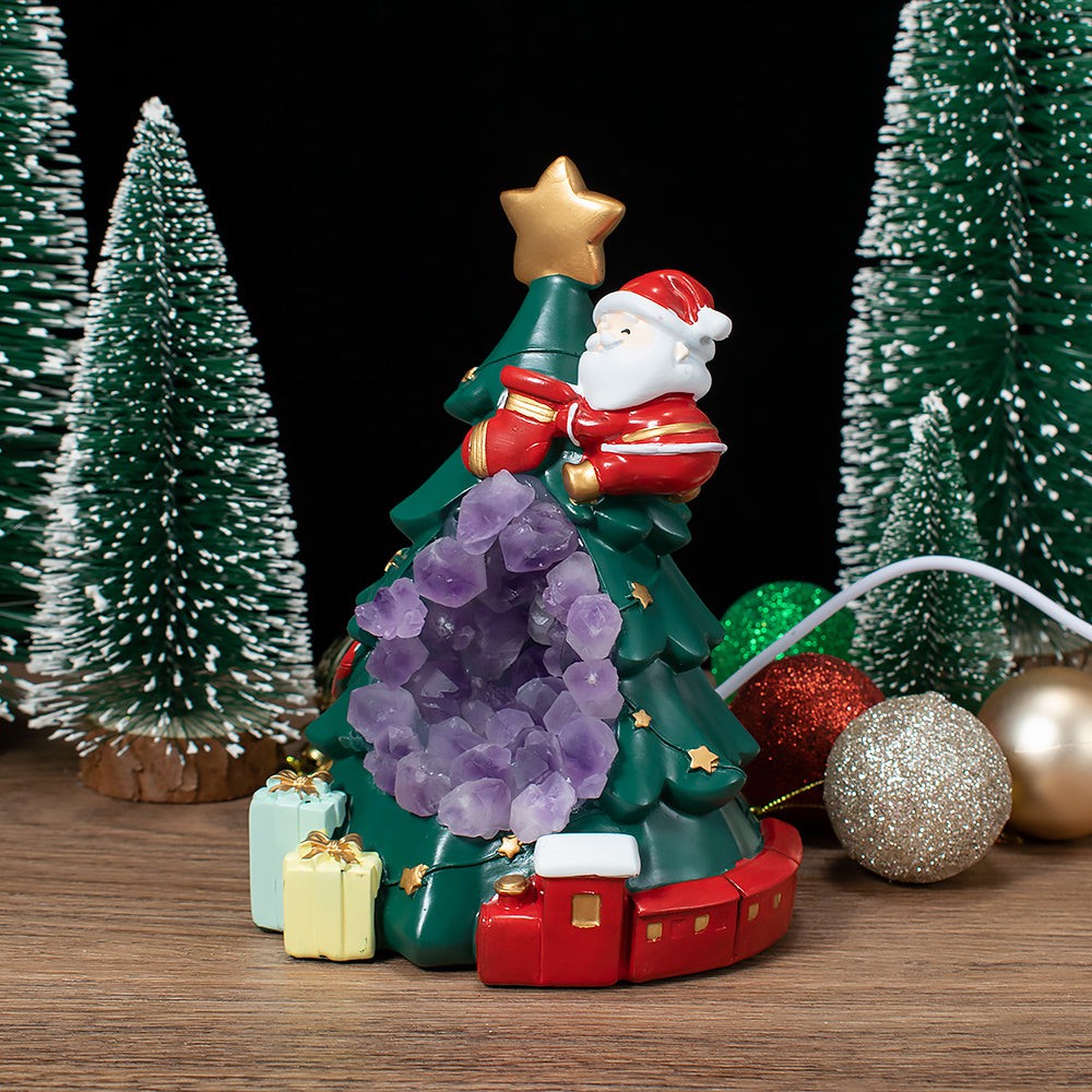 Amethyst Christmas Tree Night Light