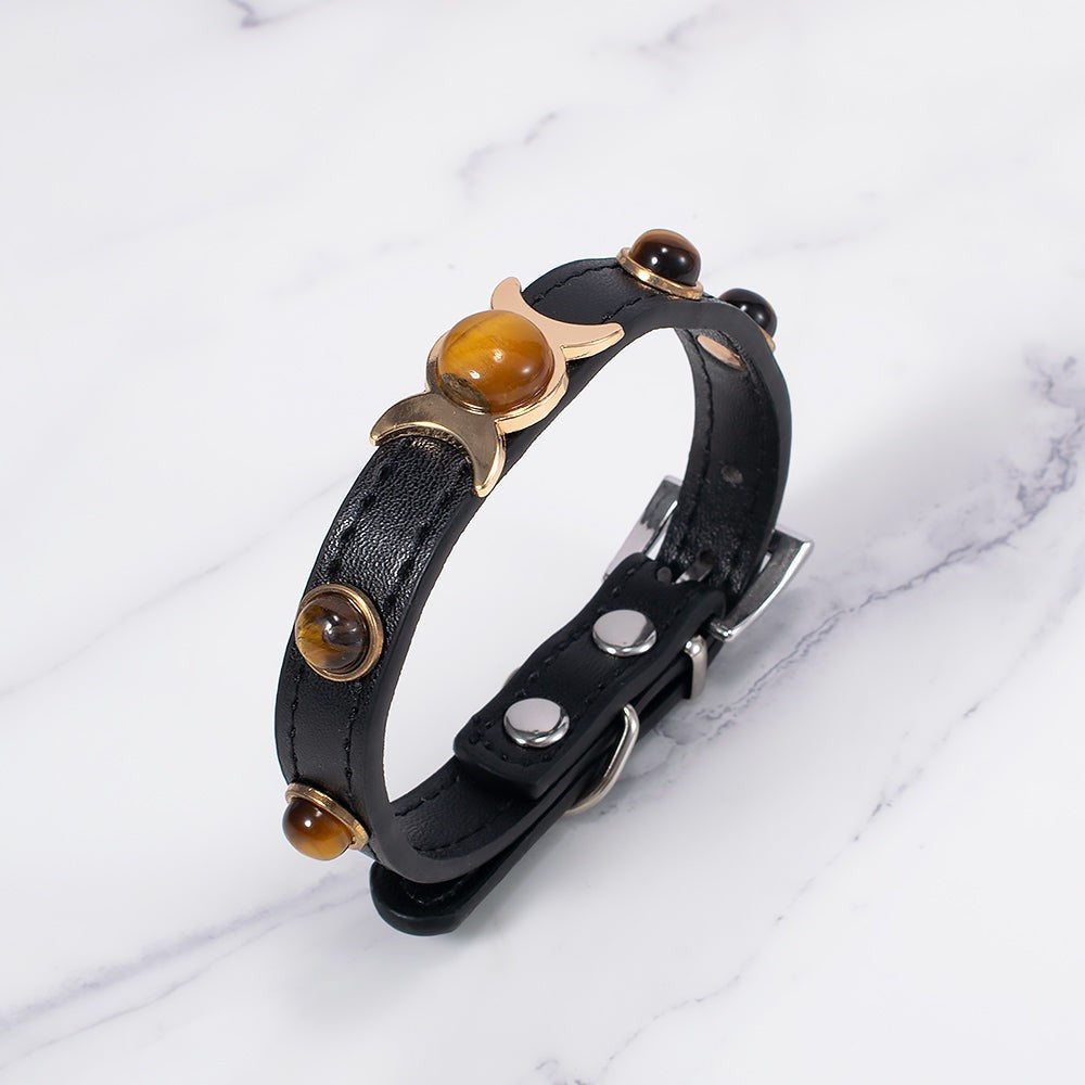 Tiger's Eye Pet Collar