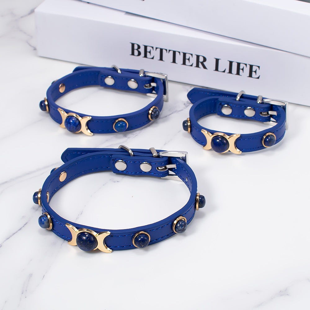 Lapis Lazuli Pet Collar