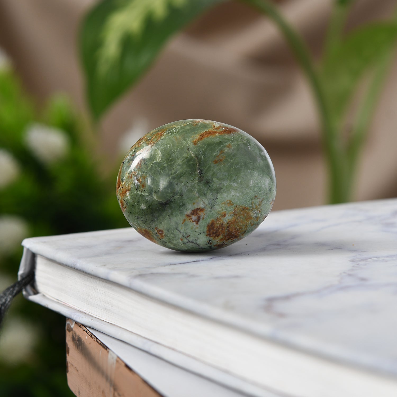 Chrysoprase Palm Stone - A Crystal for Starting Over
