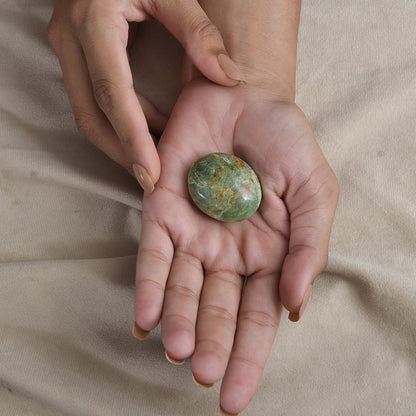 Chrysoprase Palm Stone - A Crystal for Starting Over