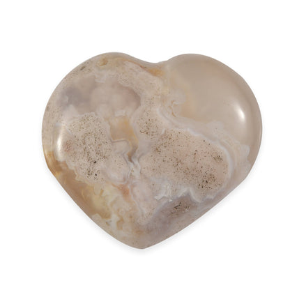 Flower Agate Heart: Crystal for Personal Growth