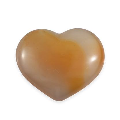 Polished Agate Heart: Protective Crystal Companion