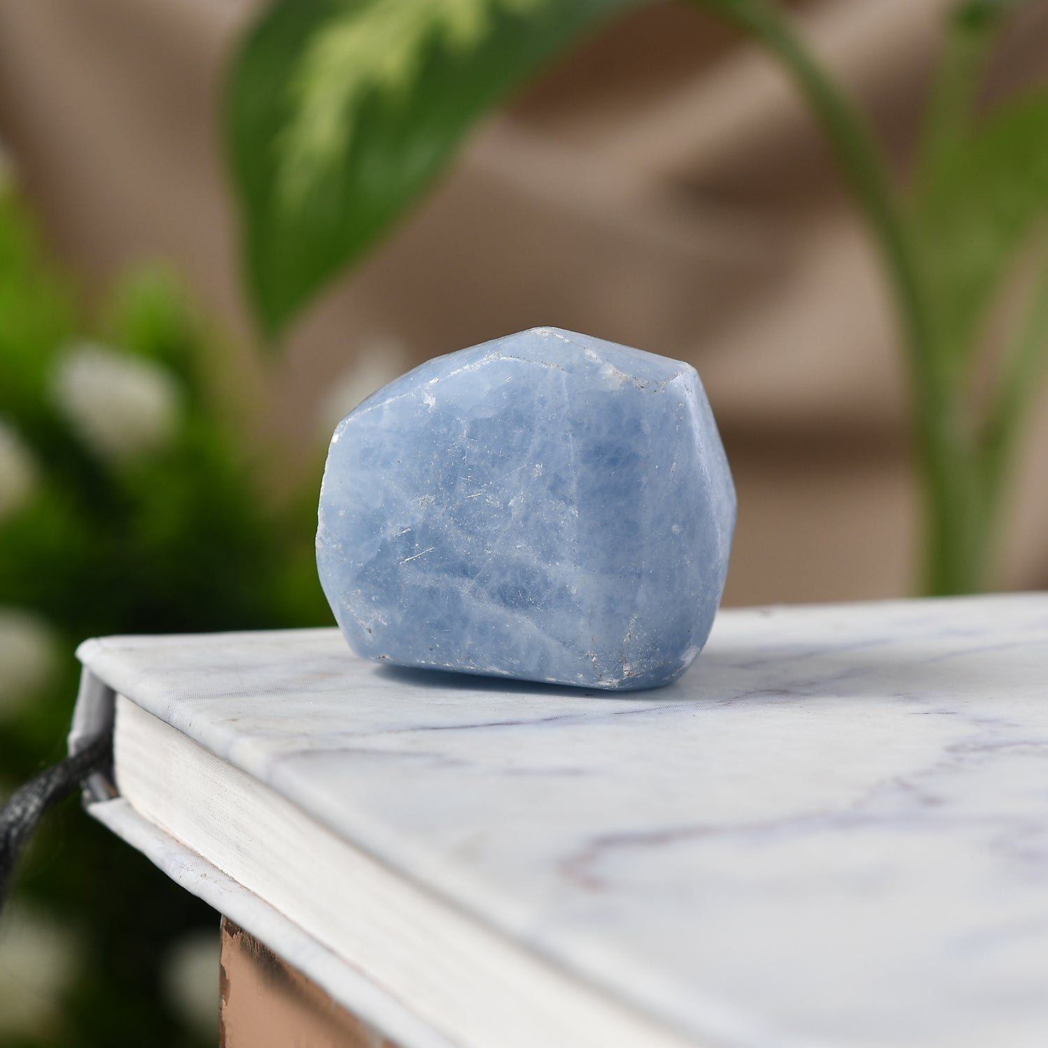 Blue Calcite Tumble - Your Pocket Stress Reliever