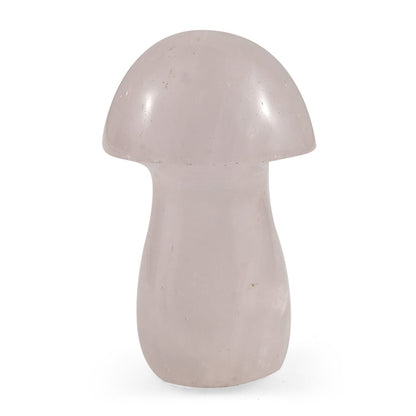 Rose Quartz Mushroom – Love & Strength, Even in Tough Places