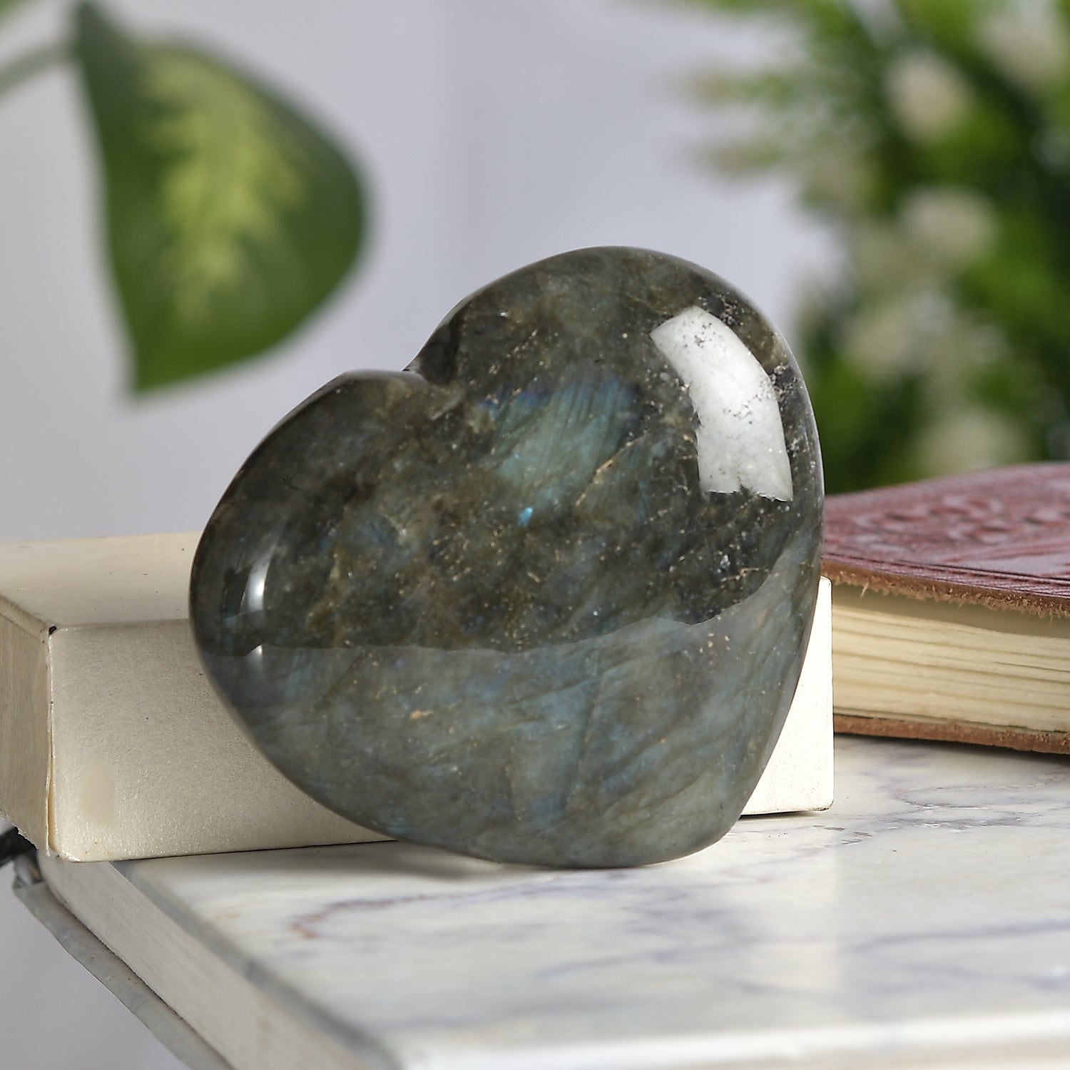 Labradorite Crystal Heart - Your Intuition Amplifier