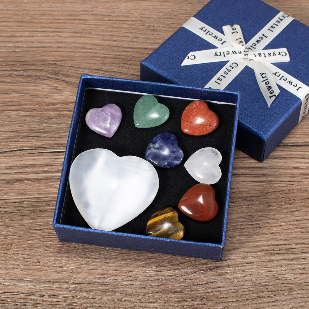 Heart-Shaped Crystal Box Set